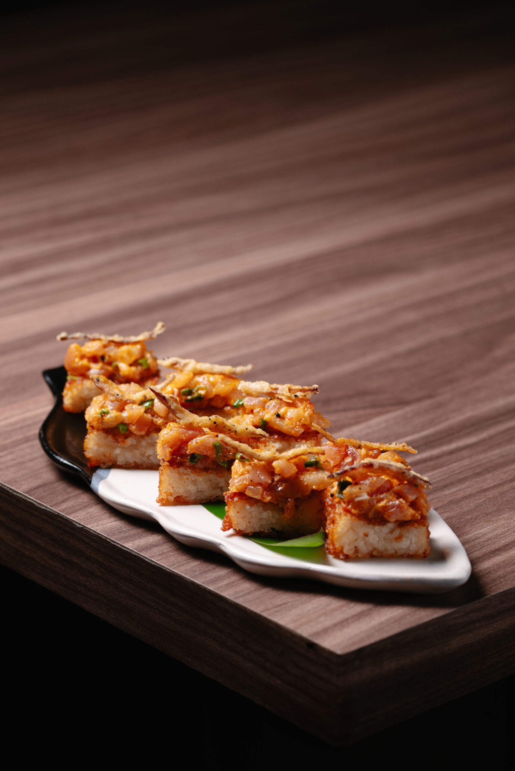 Crispy rice hamacahi