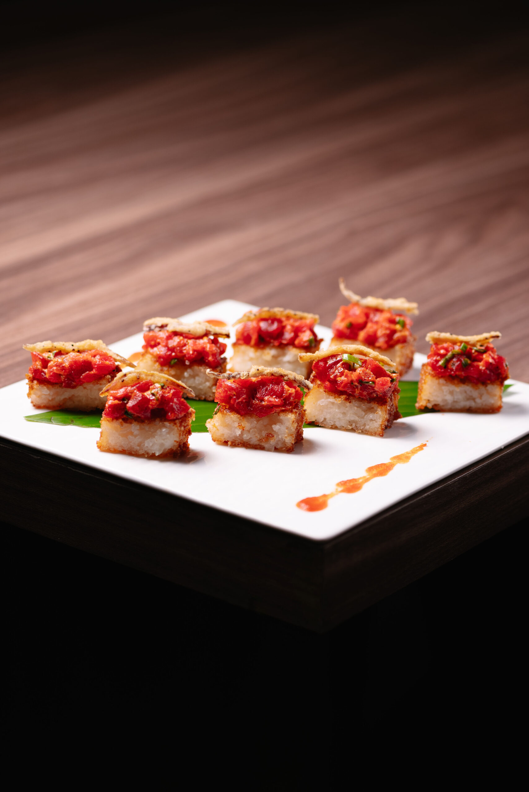 Crispy rice atun
