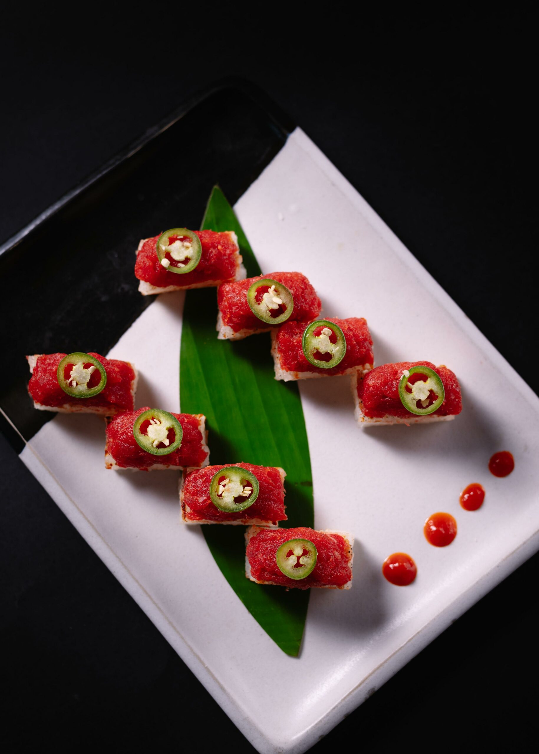 Crispy rice de atún spicy