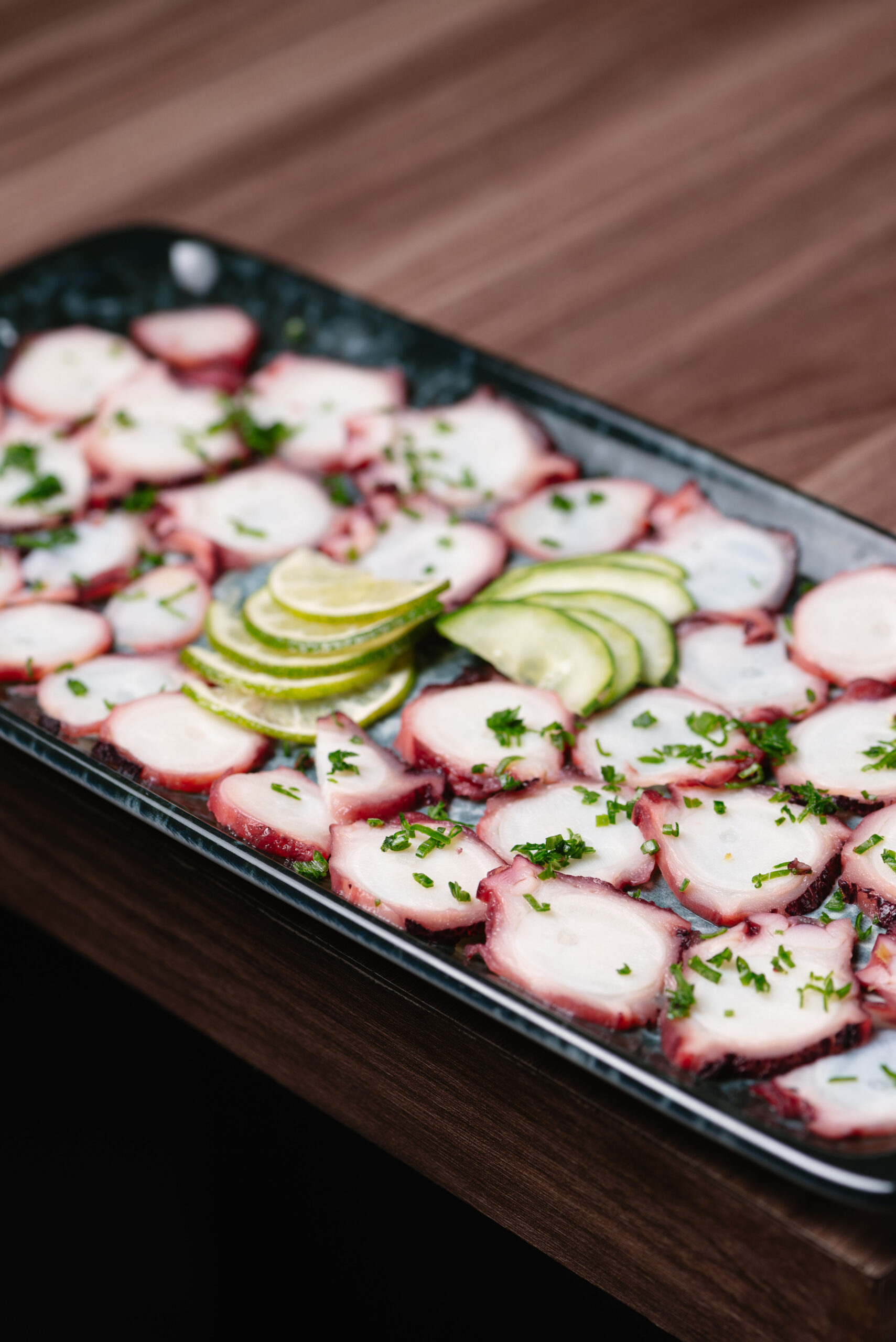 Carpaccio de pulpo