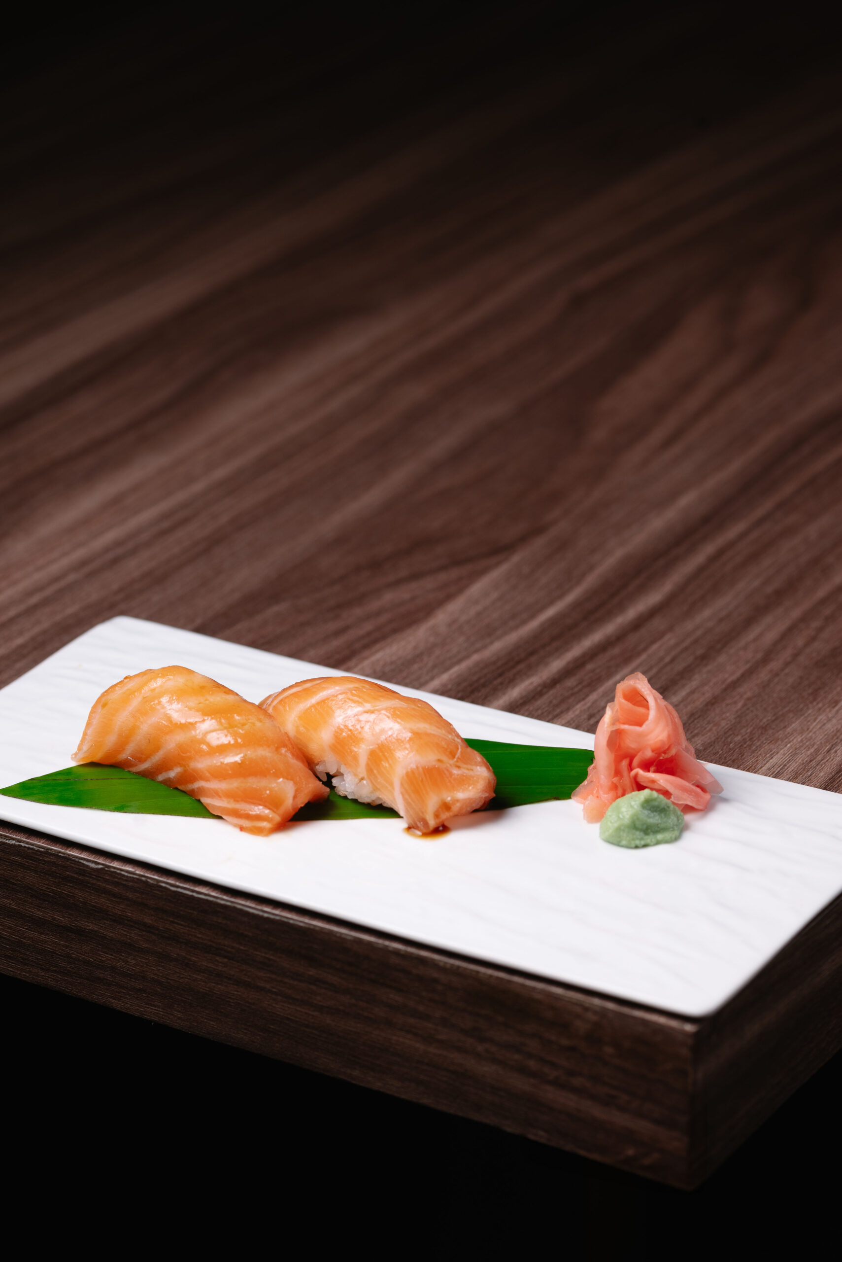 Nigiris de salmón