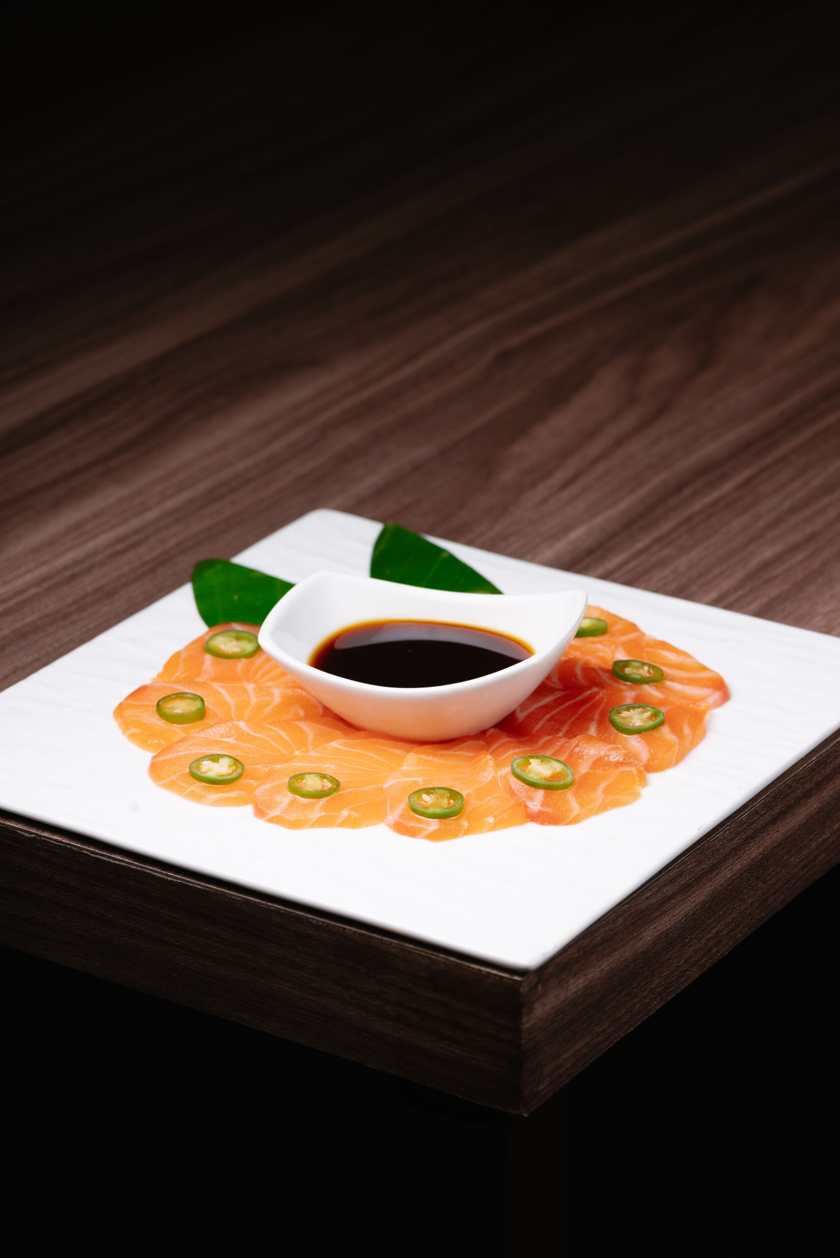 Sashimi salmón serrano