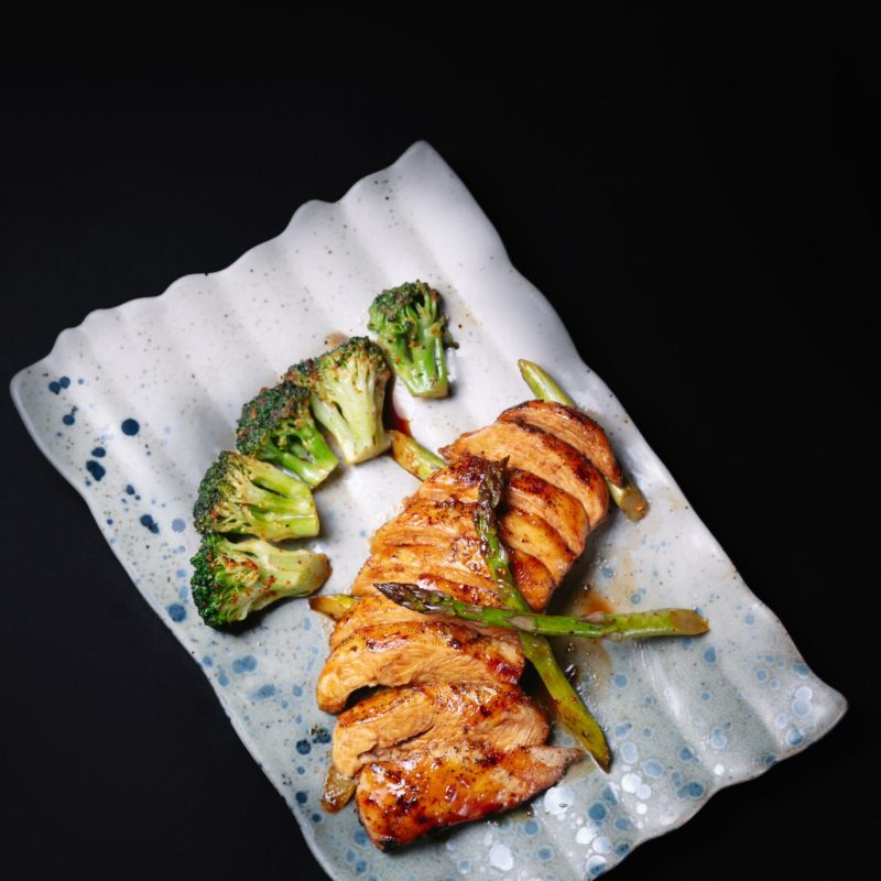 Pollo teriyaki Pollo teriyaki