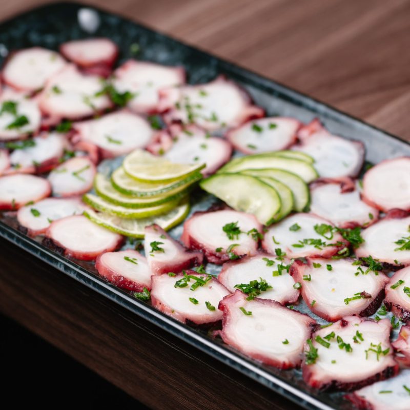 Carpaccio de pulpo Carpaccio de pulpo