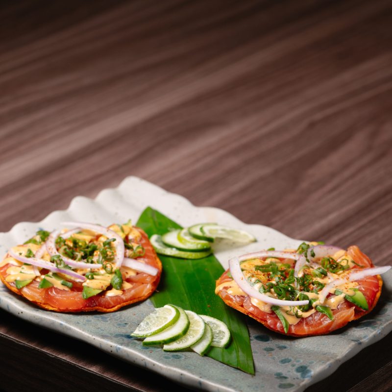 tostadas de salmón tostadas de salmón